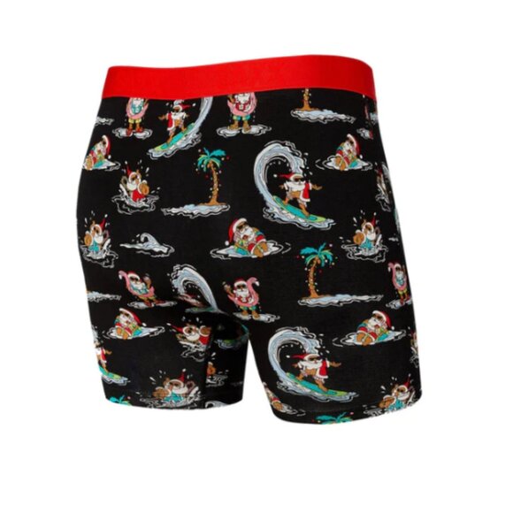 SAXX ULTRA Christmas Boxer Briefs with Fly “Chillaxin Santa" - Picture 2 of 4